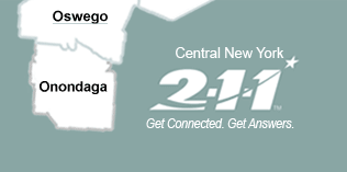 Dial 211 Lewis, Jeffereson, Oswego, Onondaga, St. Lawrence Counties